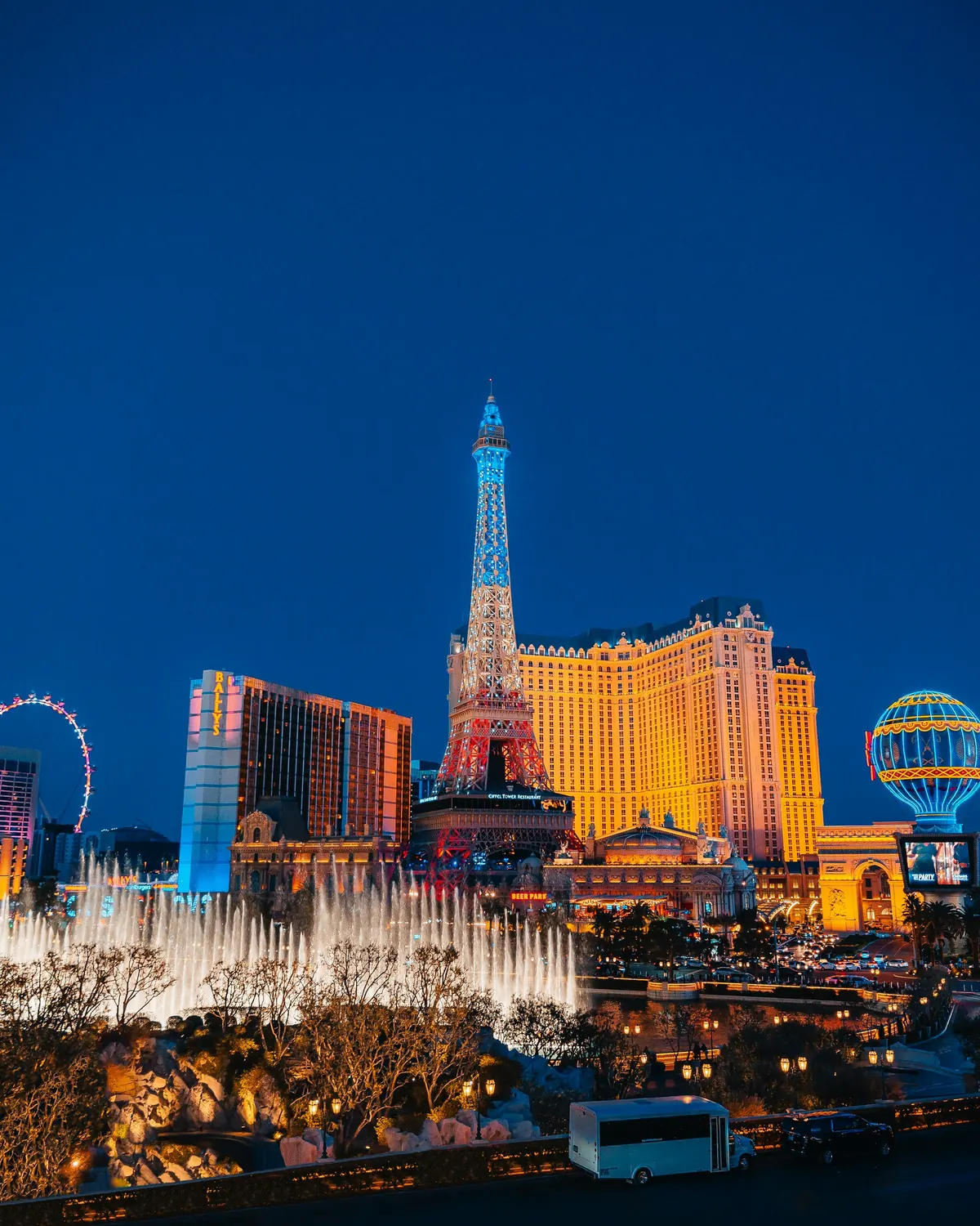 Las Vegas Strip at blue hour